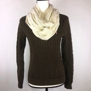 Ralph Lauren Sport Sweater & Steve Madden Scarf